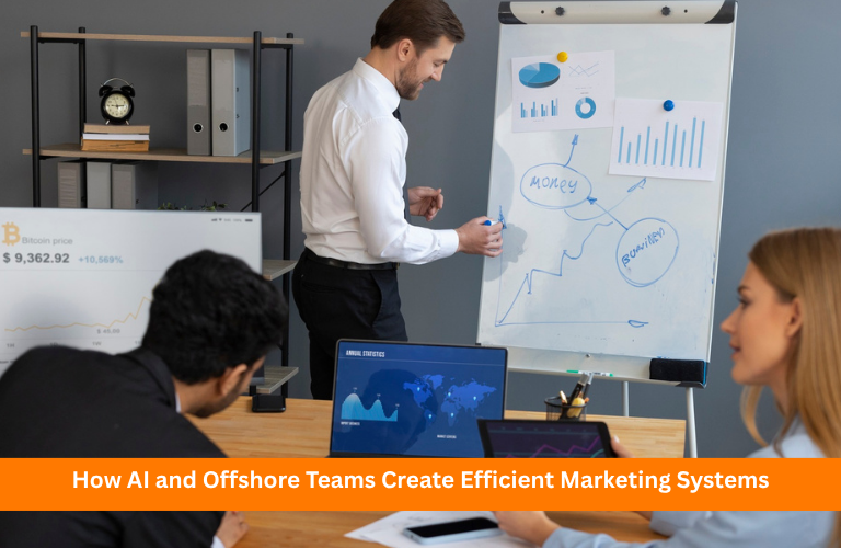 How AI and Offshore Teams Create Efficient Marketing Systems