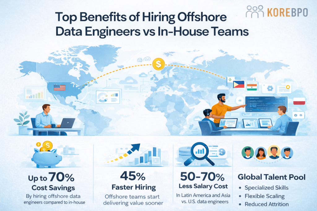 The Top Benefits of Hiring Offshore Data Engineers