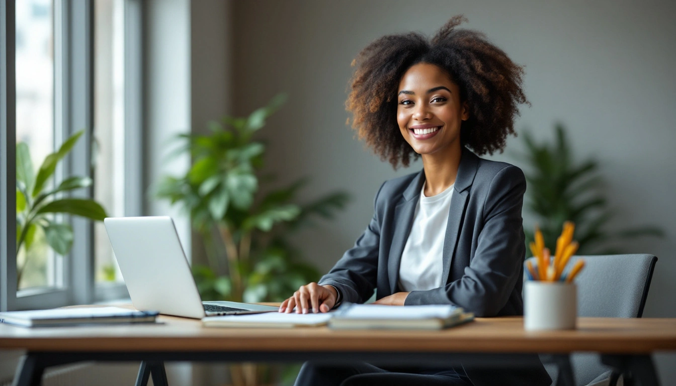 Professional administrative support specialist at organized desk — Kore BPO