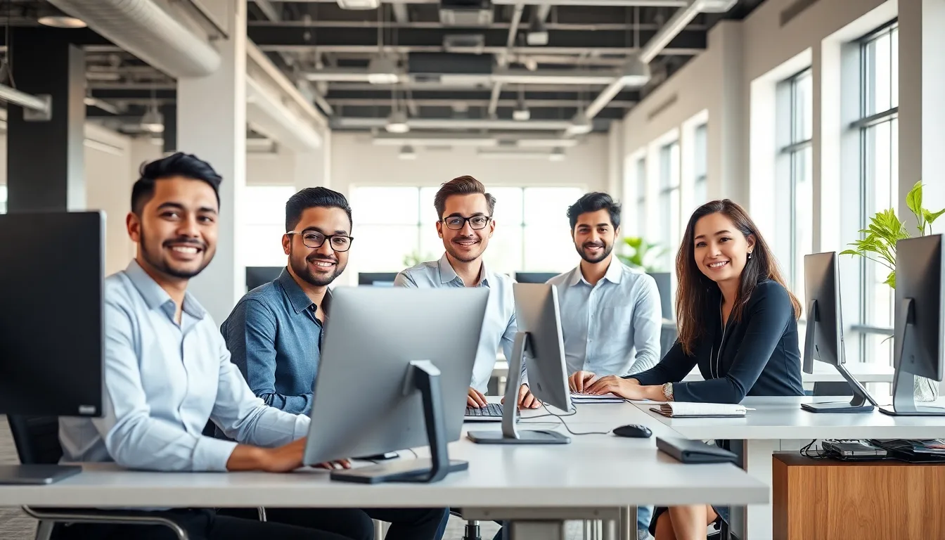 Kore BPO remote team on video call