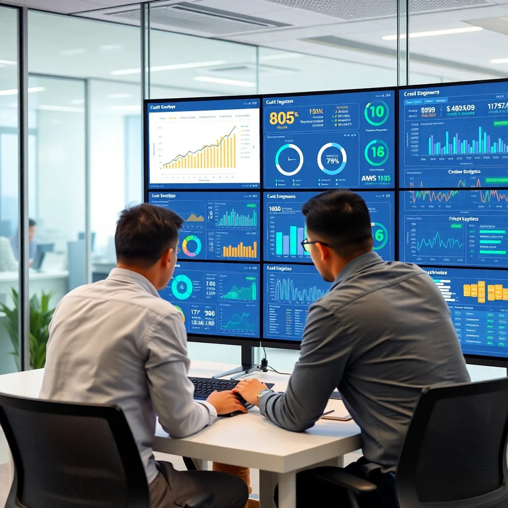 Cloud engineering team monitoring AWS infrastructure — Kore BPO
