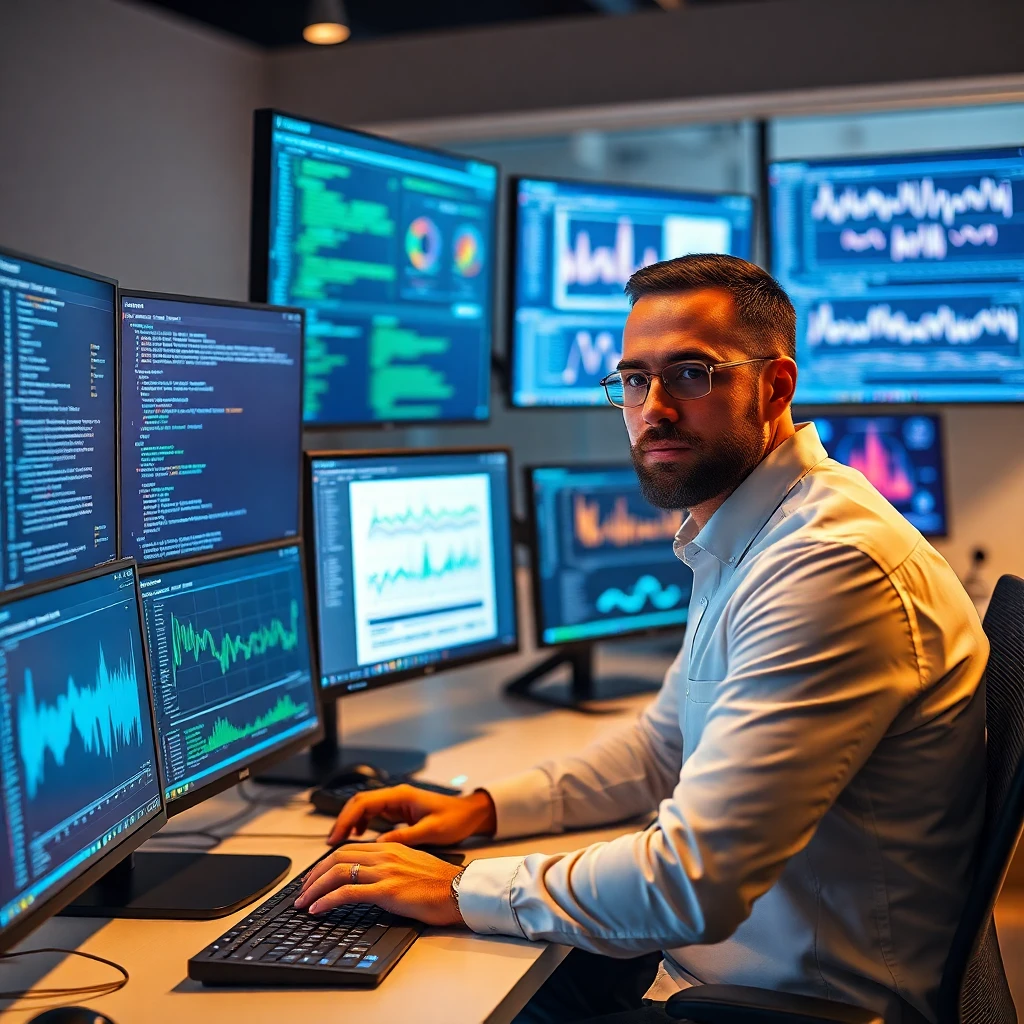 Offshore data scientist working with Python and ML models — Kore BPO