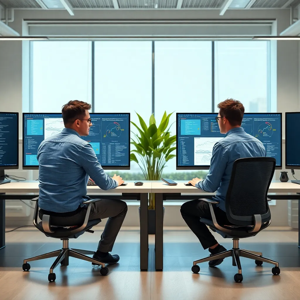Offshore data architect reviewing data warehouse schema — Kore BPO
