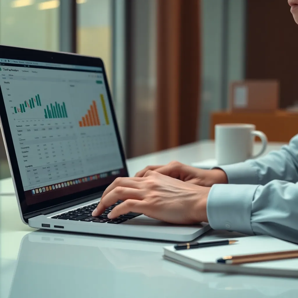 Offshore accountant working on financial data and reconciliations — Kore BPO