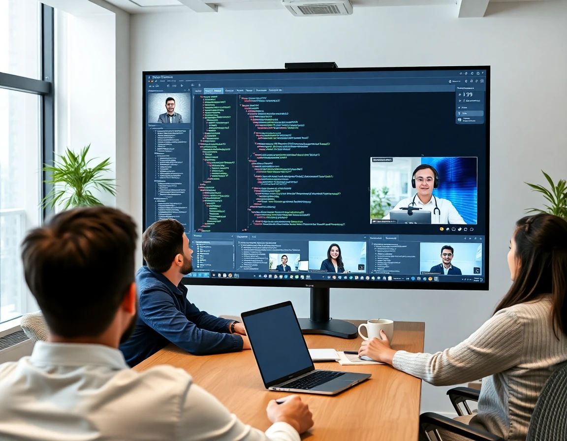 Offshore Android development team collaborating on Kotlin codebase