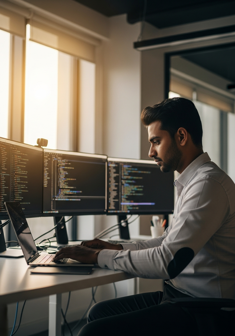 Offshore Node.js developer building a backend API, Kore BPO