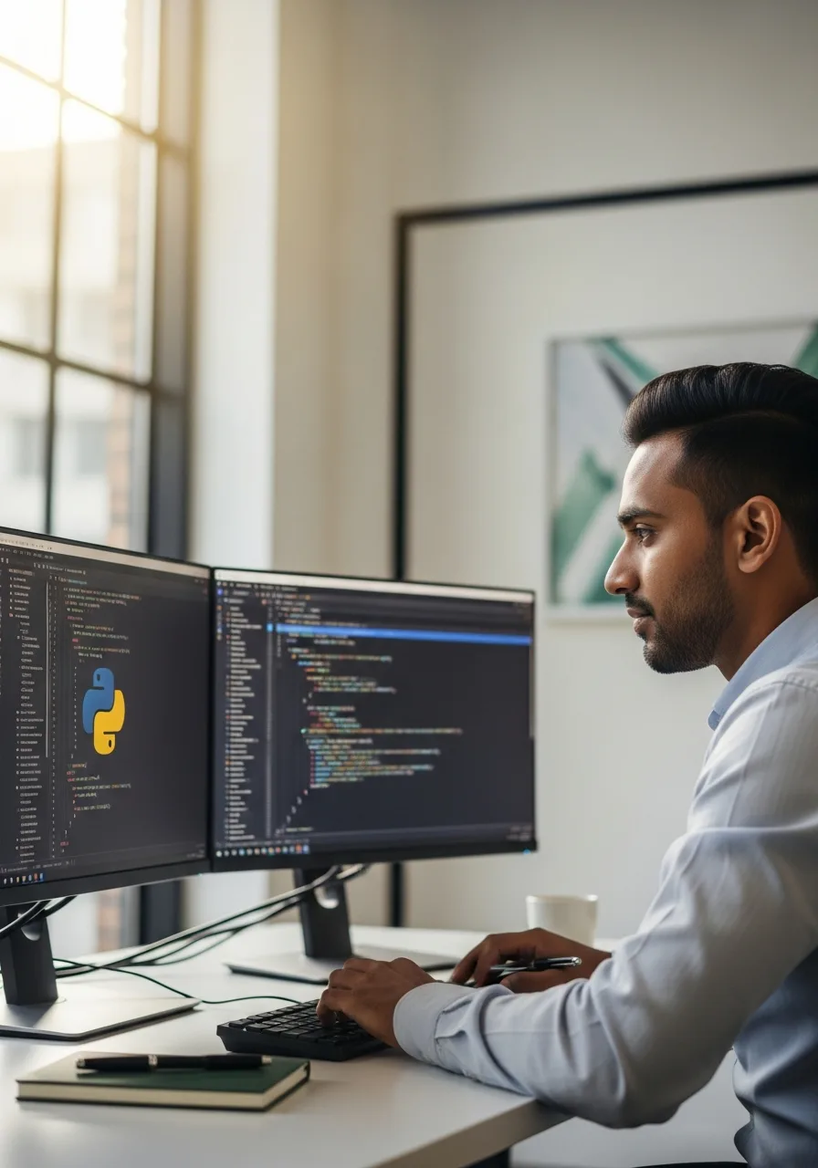 Offshore Python developer working on AI and data engineering, Kore BPO