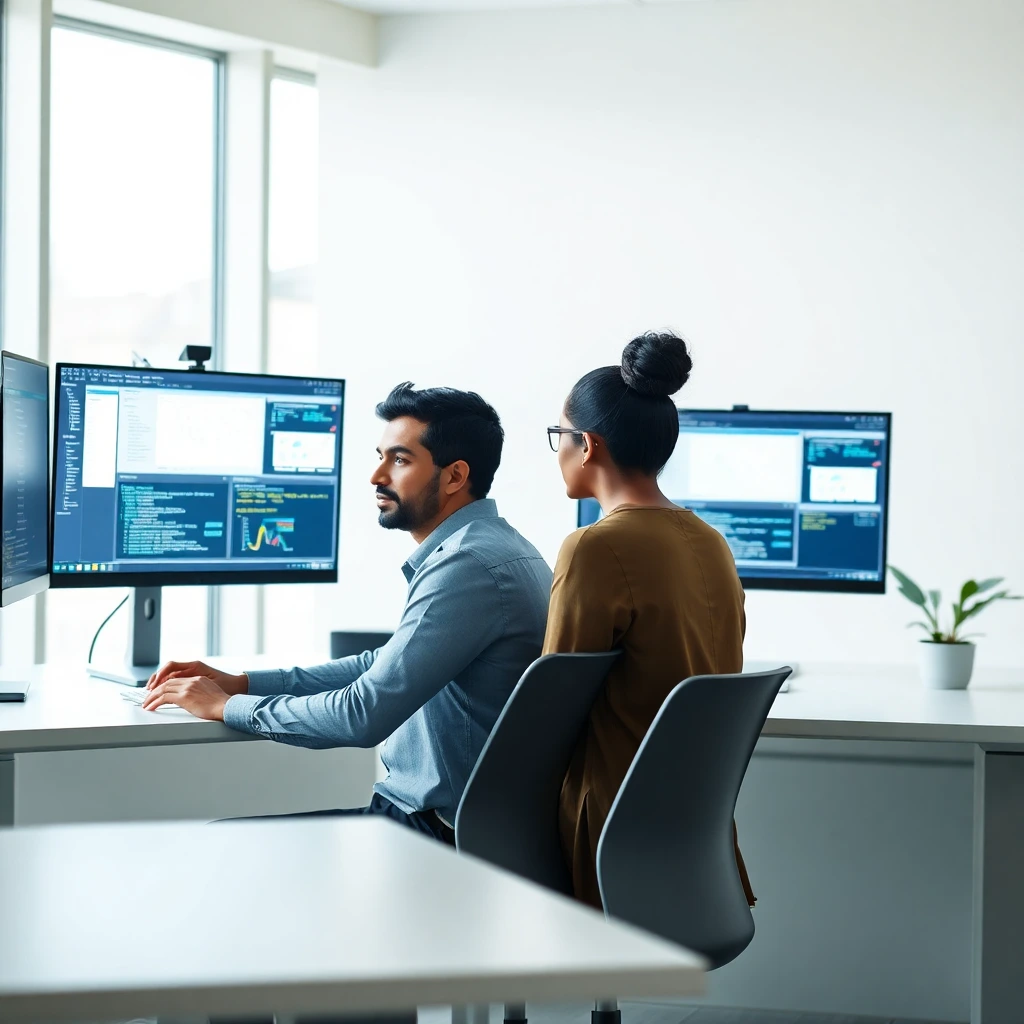 Offshore React development team collaborating remotely, Kore BPO