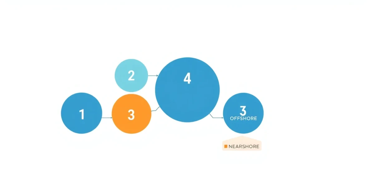 four-question decision framework for choosing between onshore nearshore and offshore outsourcing — Kore BPO