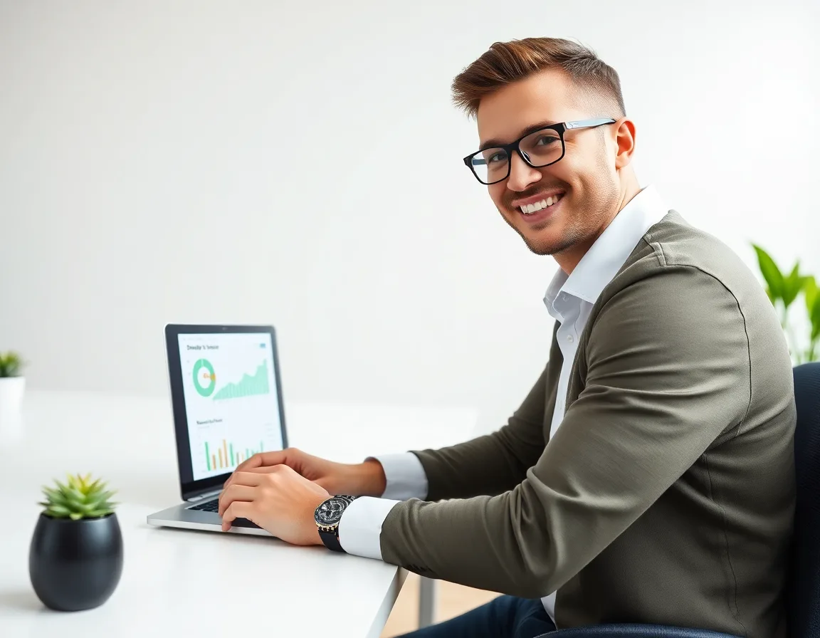 Shopify merchant reviewing store analytics and ecommerce performance - Kore BPO