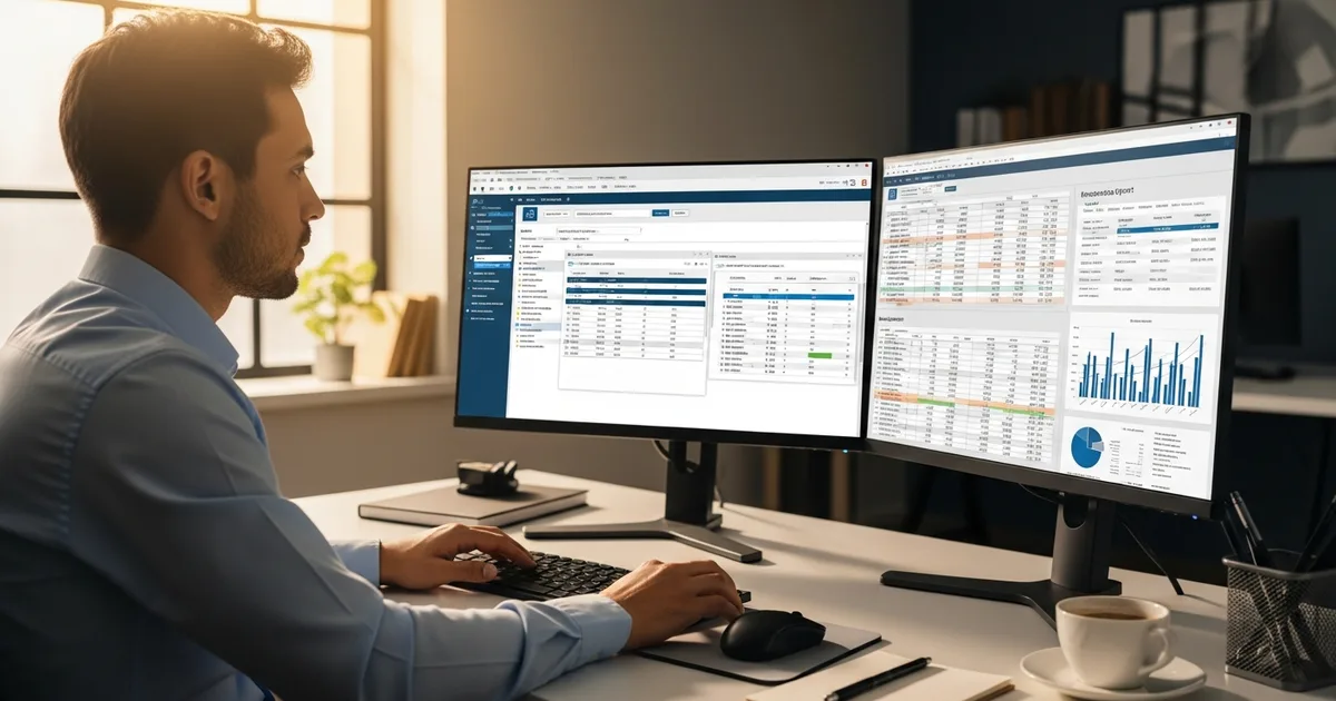 Dedicated offshore accountant working bookkeeping and reconciliations for a finance and accounting outsourcing client