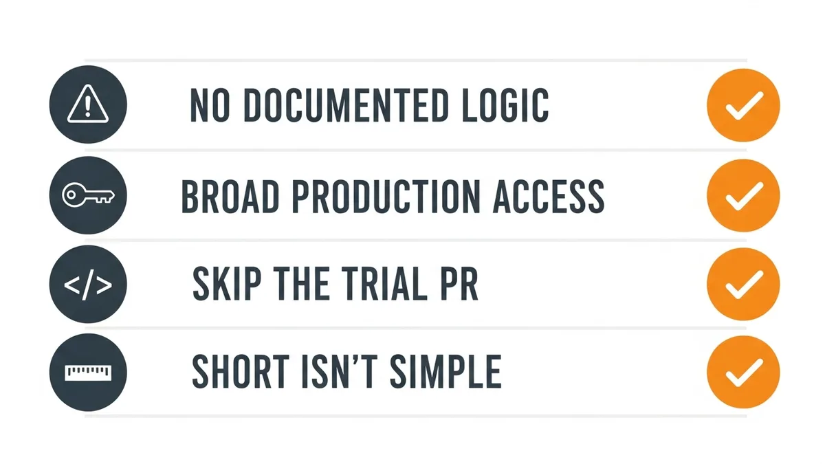 checklist graphic of data transformation handoff mistakes to avoid when offshoring