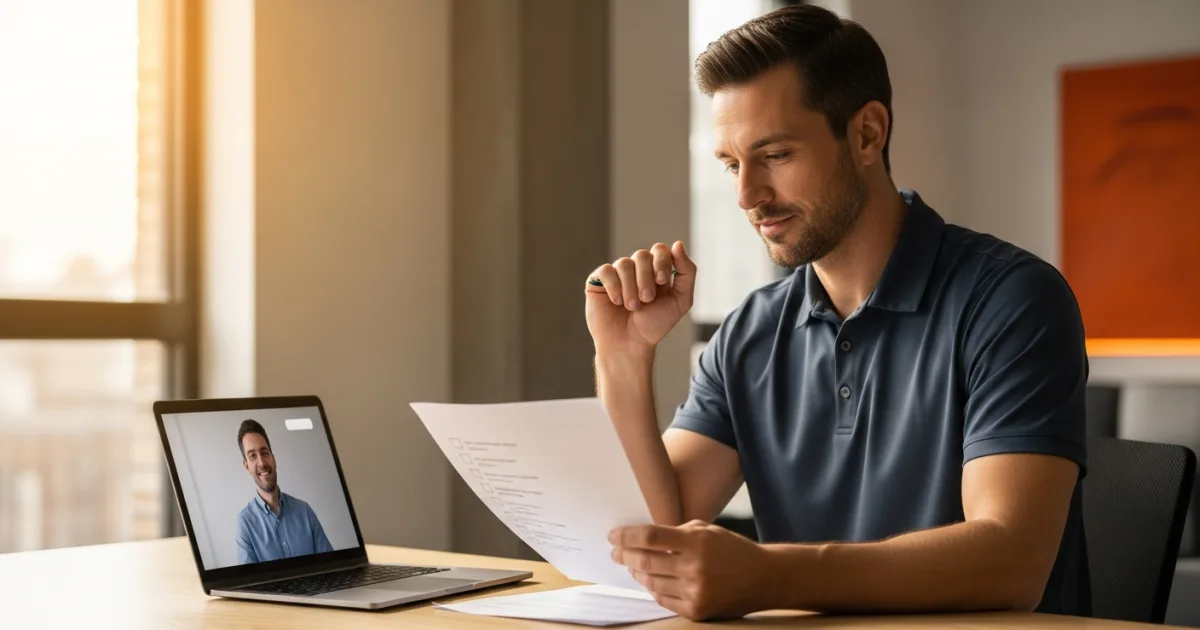 Business owner reviewing a hiring decision checklist for choosing between an ETL and ELT focused data engineer