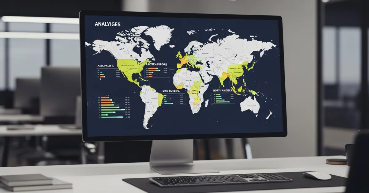 global map showing Flutter developer hourly rates by region with offshore talent cost comparison
