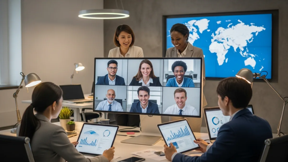 Legal team reviewing cross-border data compliance requirements for an offshore legal process outsourcing engagement