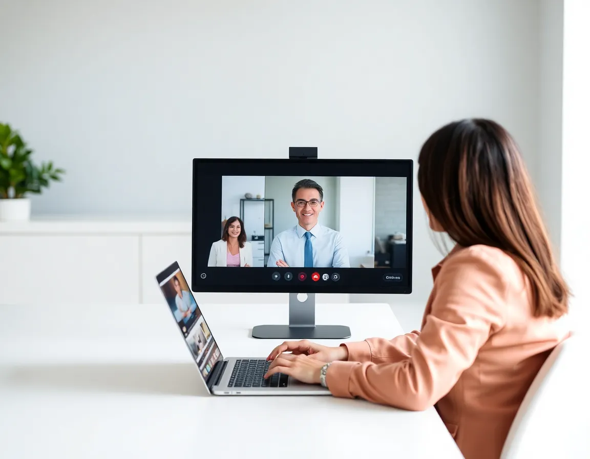 Nearshore recruiting candidate screening video call between Kore BPO Costa Rica recruiter and technical candidate