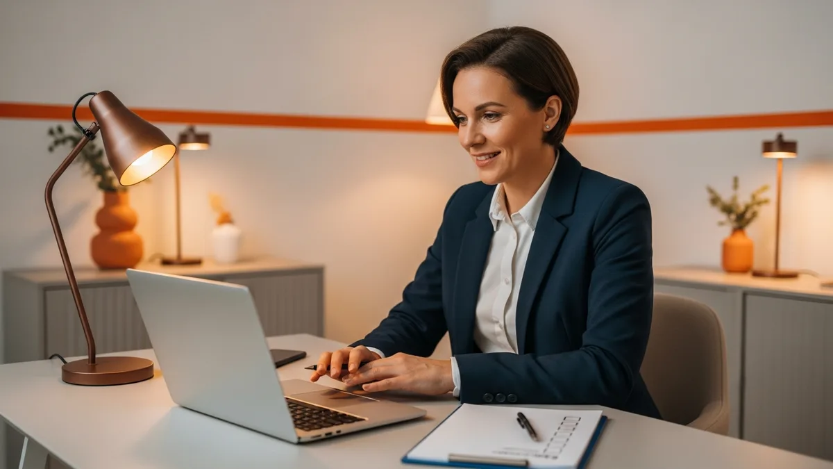 Hiring manager evaluating a nearshore software development partner in a video interview
