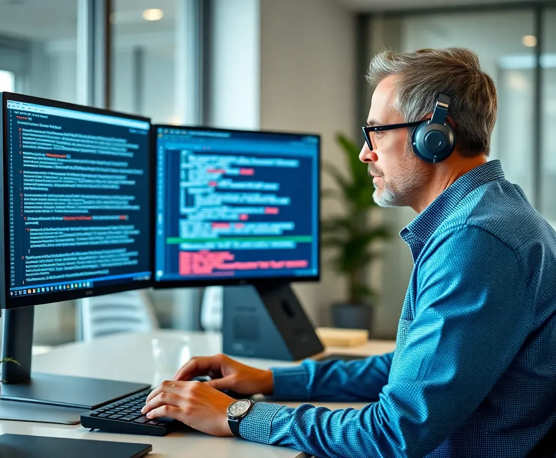 Offshore ETL developer debugging a failed data pipeline job for Kore BPO