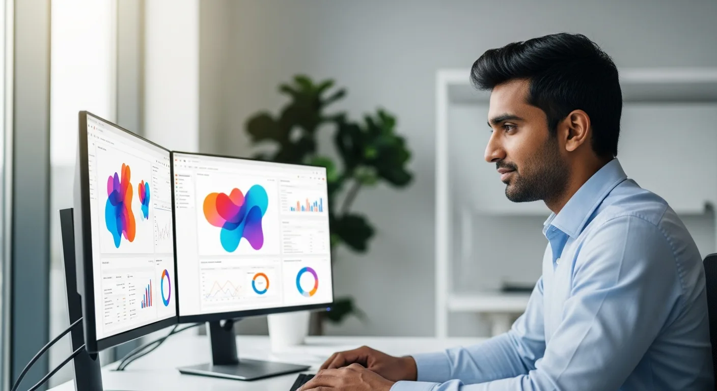 Offshore Power BI developer building semantic models and DAX measures for Kore BPO