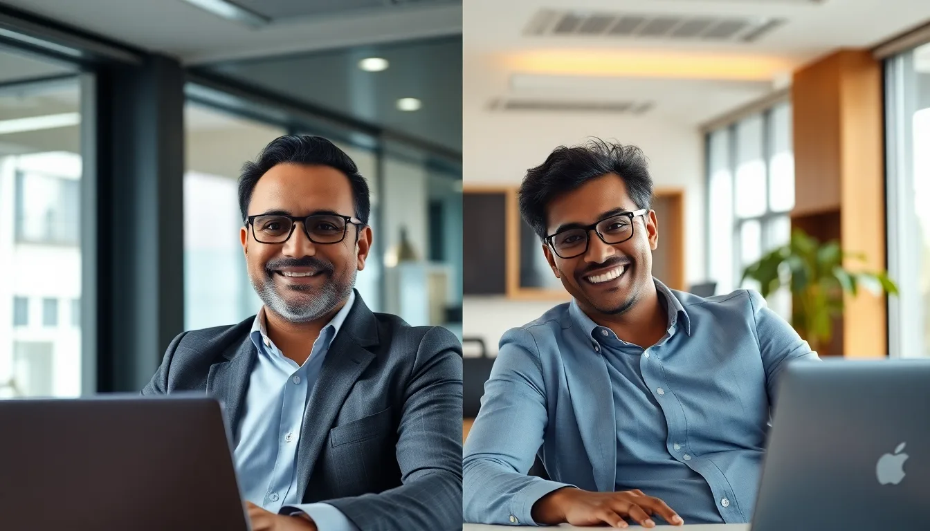 Offshore team member on a video call during a shifted schedule set to overlap with US business hours