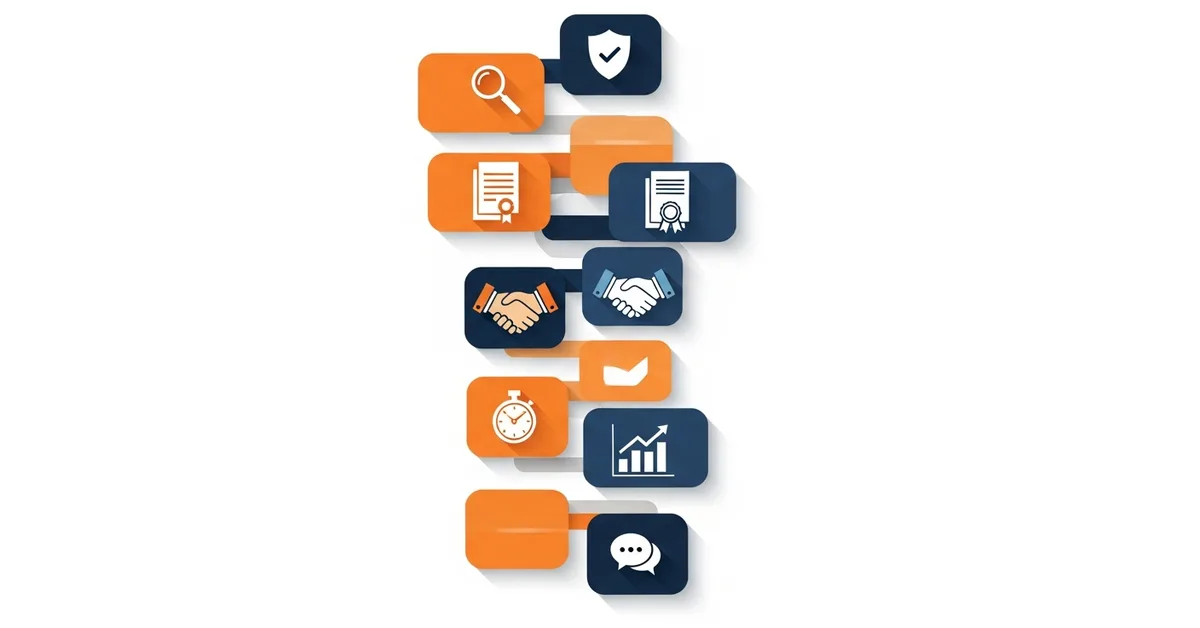 7-point offshore staffing agency evaluation scorecard covering specialization, vetting rate, compliance, replacement guarantee, async communication, retention, and hiring speed