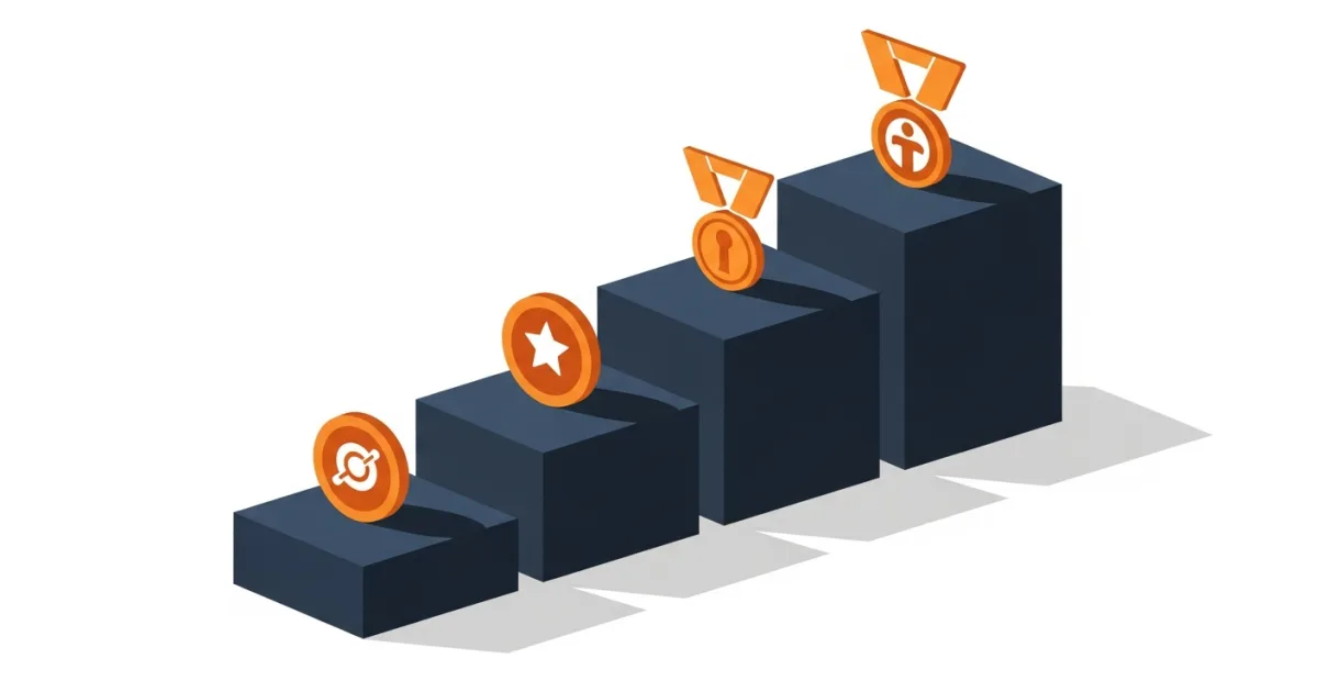 visual ladder showing Tableau Desktop Specialist, Certified Data Analyst, and Desktop Certified Professional tiers with what each verifies