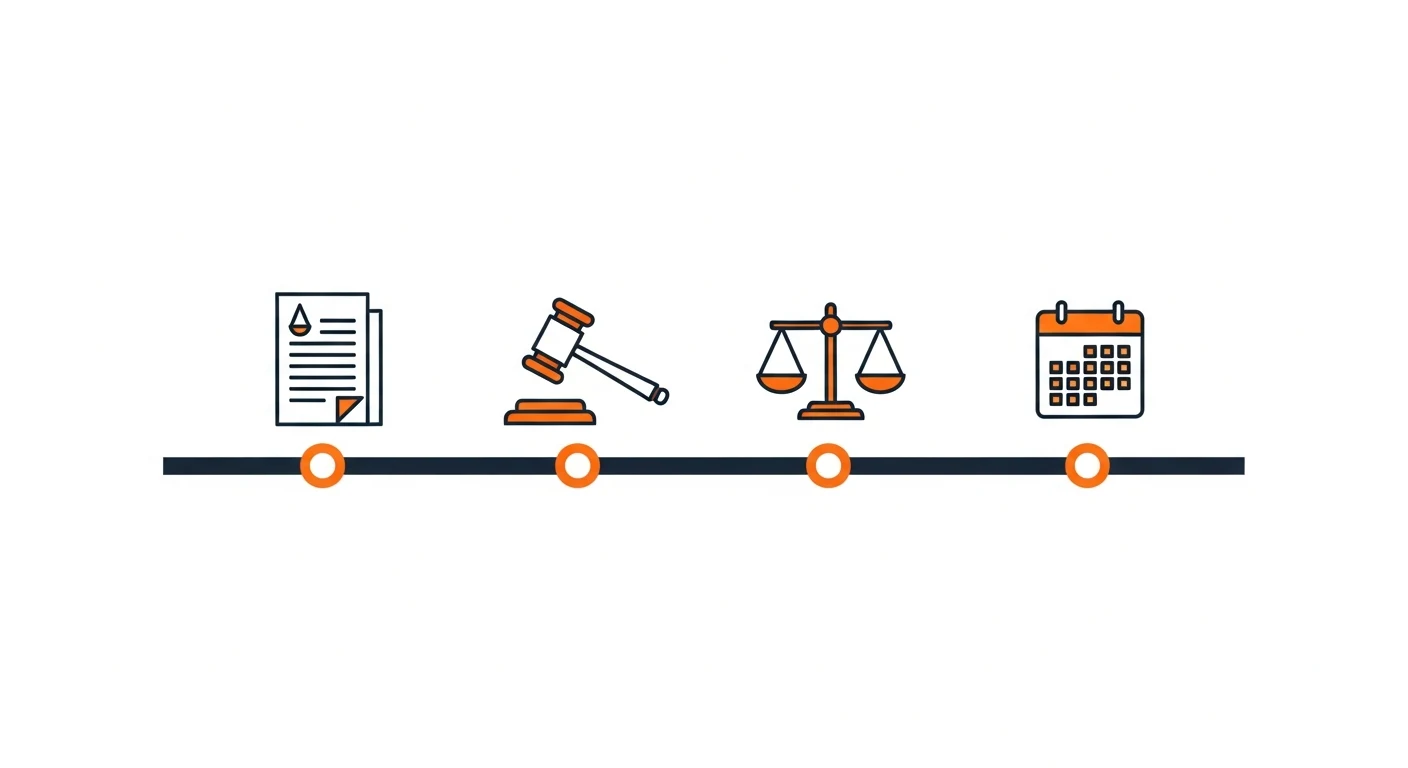 Timeline visual of Argentina's 2026 labor reform showing Law 27802 enacted March 6 and Executive Order 407 published June 1 regulating temporary staffing agencies