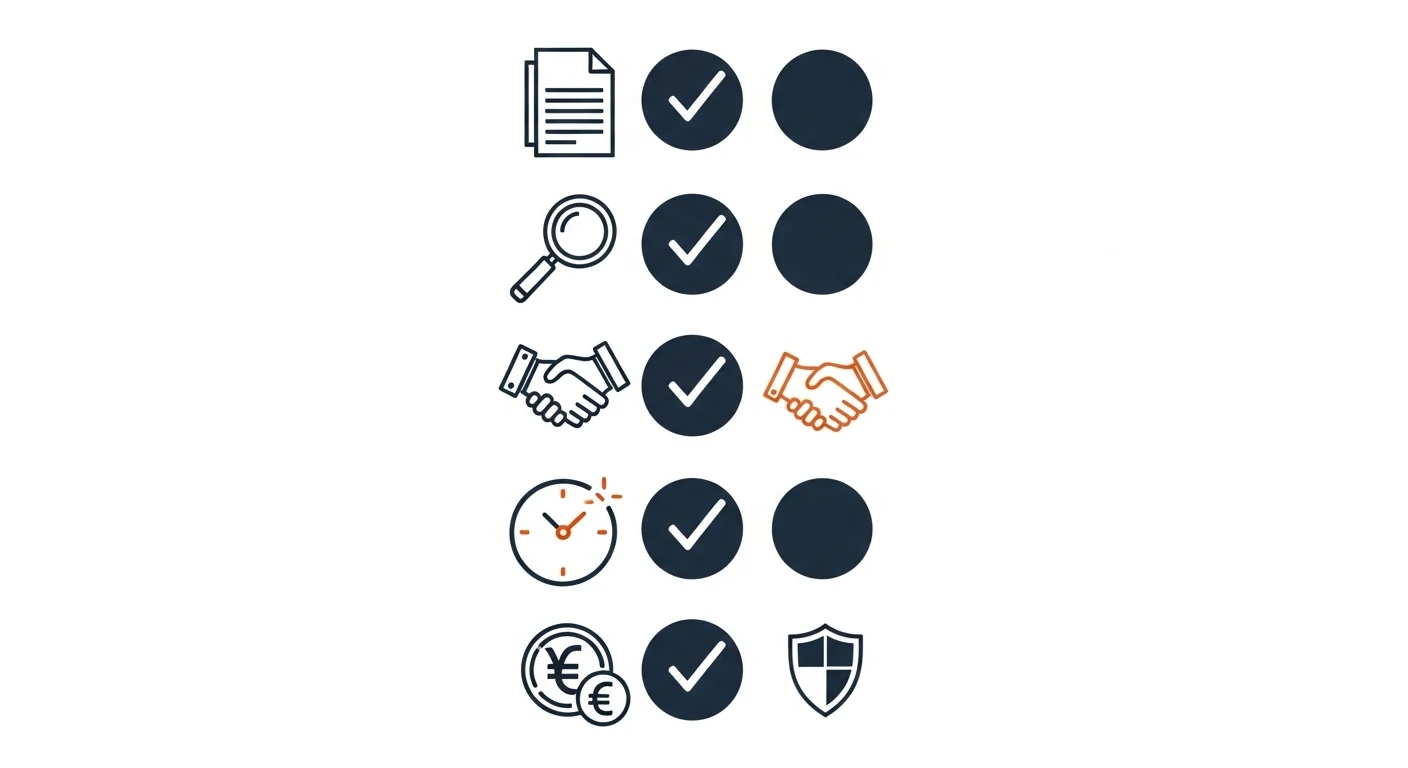 Six point checklist for vetting an Argentina staffing agency covering the 2026 labor reform, screening, fee timing, tenure data, currency structure, and IP terms
