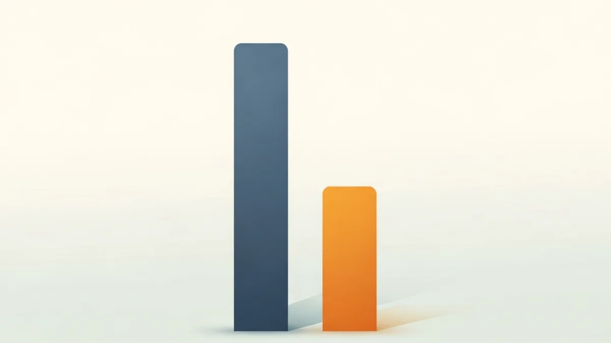 Bar chart comparing fully loaded annual cost of a traditional US staffing agency hire versus an Argentina staffing model hire