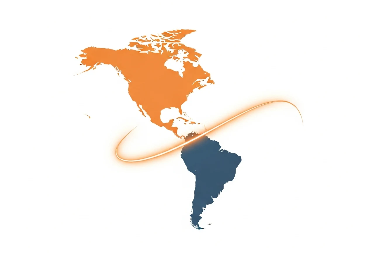 Diagram illustrating the overlapping business hours between the United States and Brazil