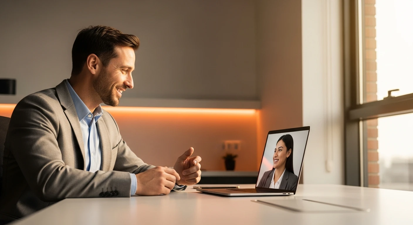 US and Colombian professionals collaborating over a video call during overlapping business hours