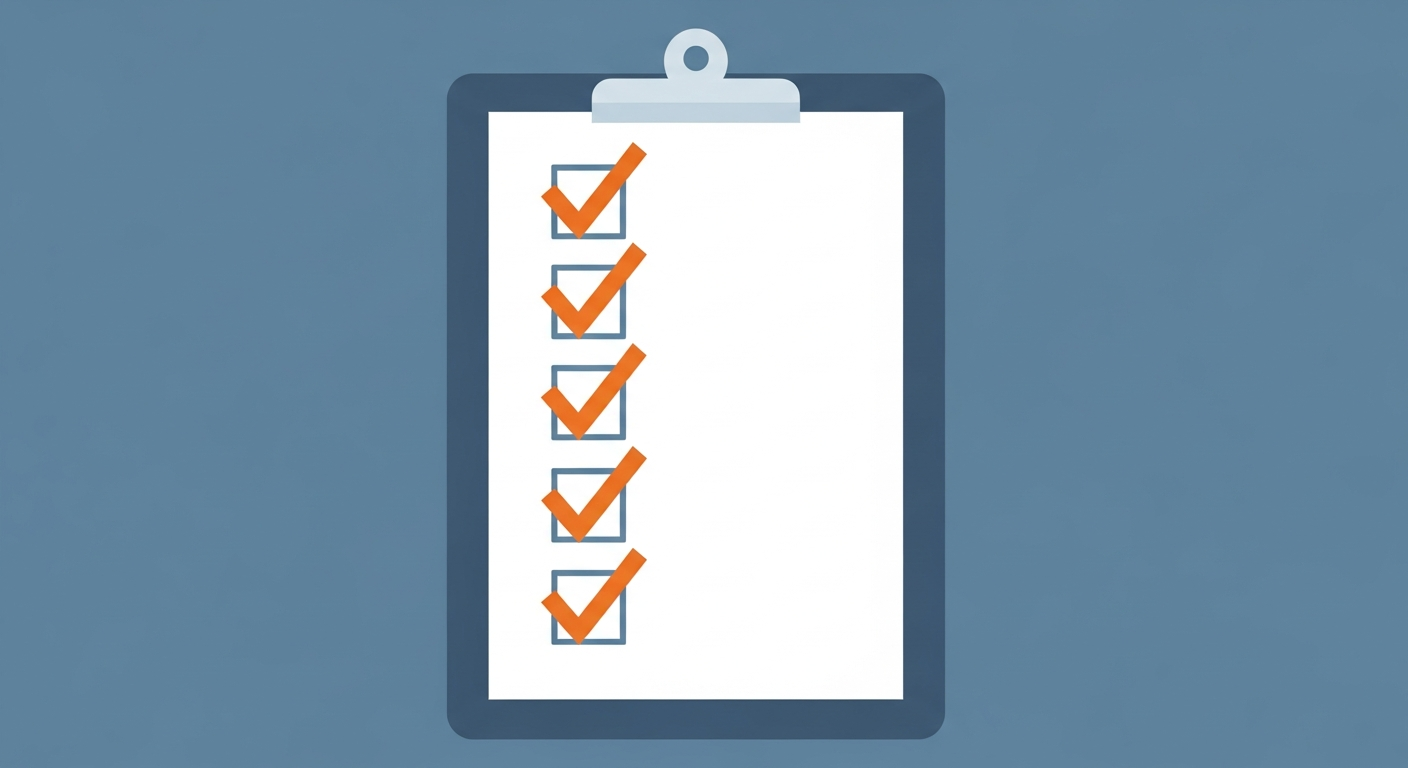 Six point checklist for vetting a Mexico staffing agency covering REPSE registration, screening, fee timing, tenure data, compliance currency, and IP terms