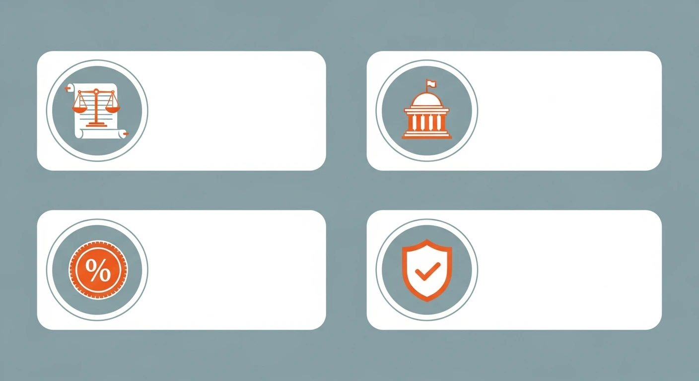 Four point compliance checklist for hiring through an India staffing agency covering EPF, Shops and Establishments Act, Professional Tax, and DPDP Act
