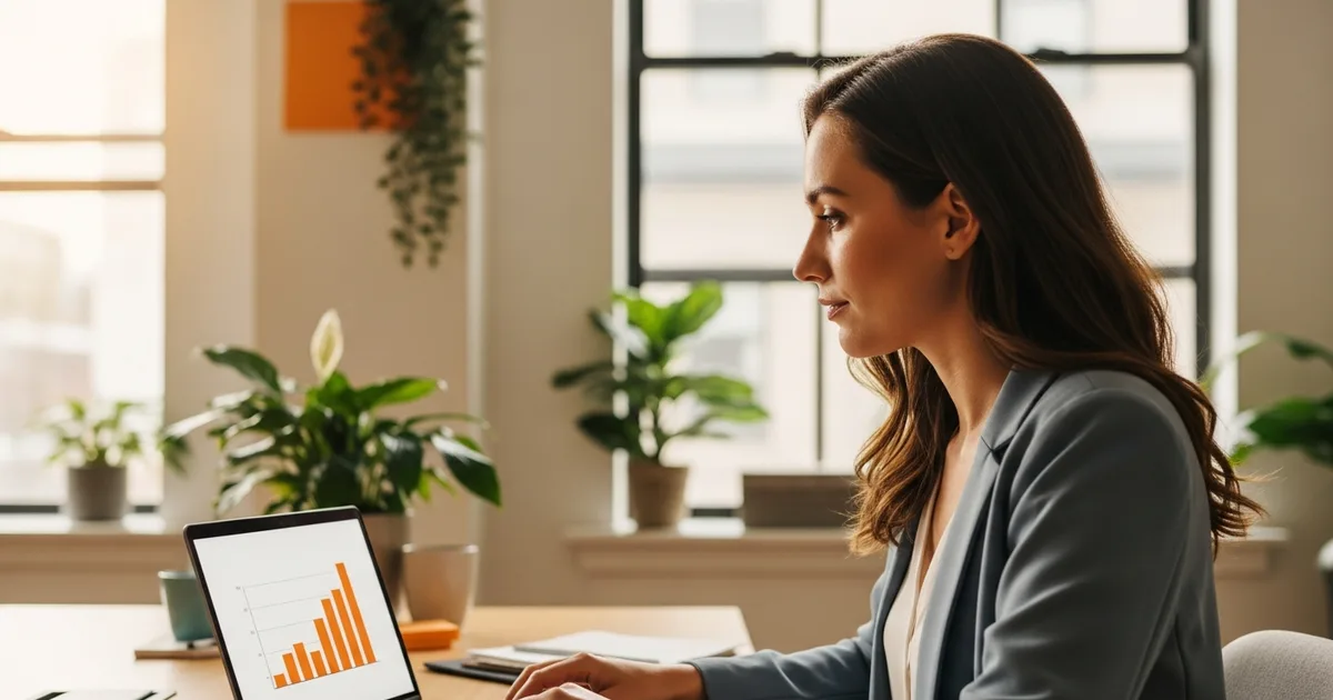 US hiring manager reviewing a Mexico staffing agency rate quote on a laptop