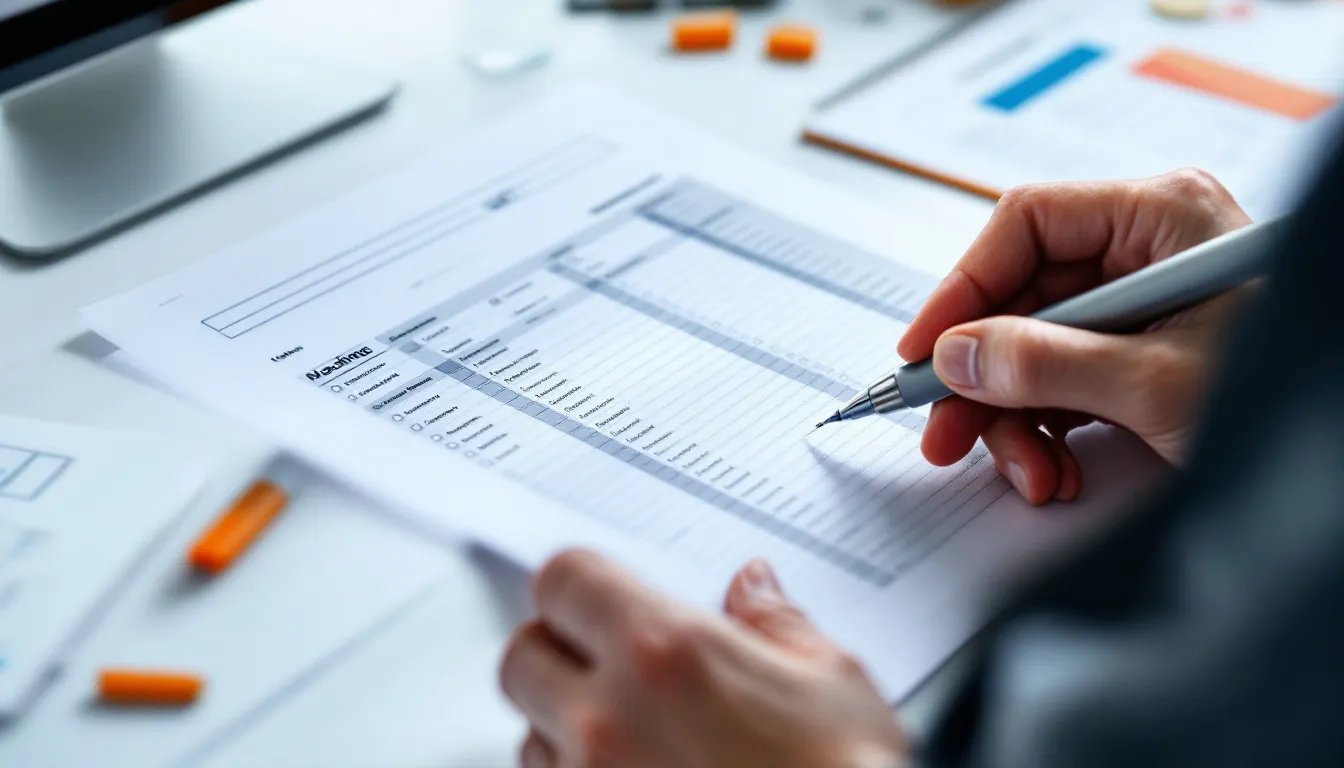 Engineering manager reviewing AWS engineer job requirements document before sourcing nearshore candidates