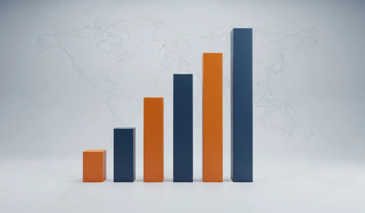 Bar chart comparing nearshore software developer hourly rates across Mexico, Brazil, Colombia, Argentina, and Costa Rica