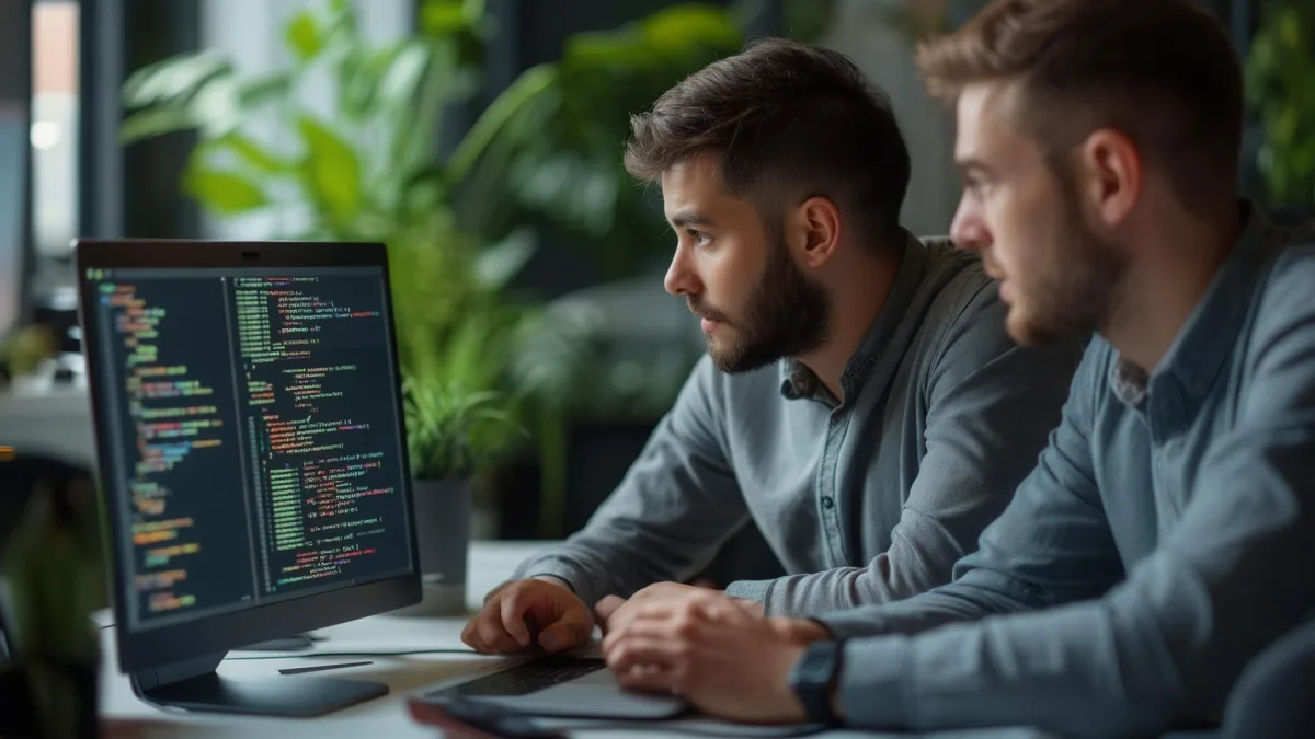 Recruiter conducting technical screen with nearshore React developer candidate