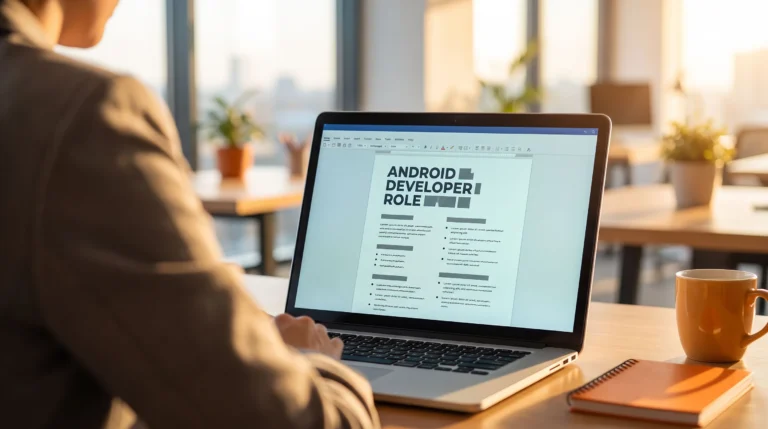 Android Developers Job Description Template