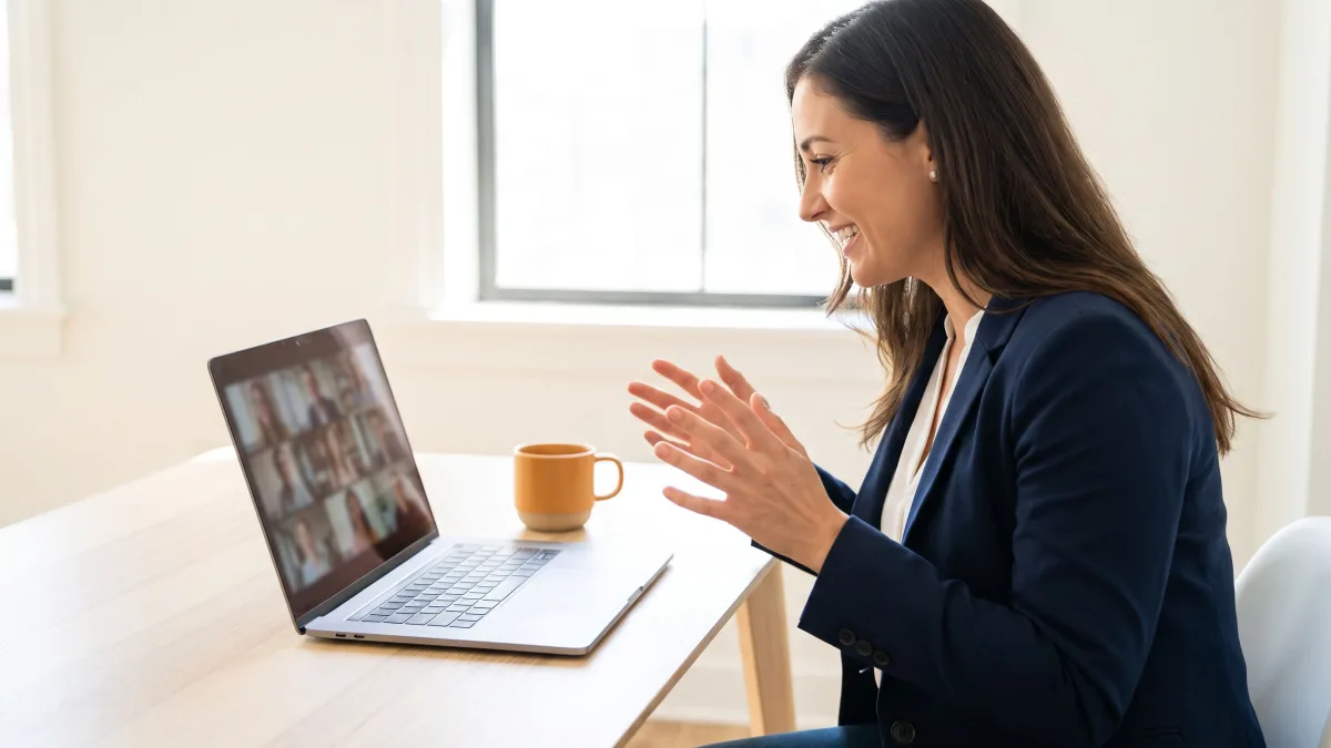 Interview panel reviewing offshore technical support candidate live diagnostic exercise results on a shared screen