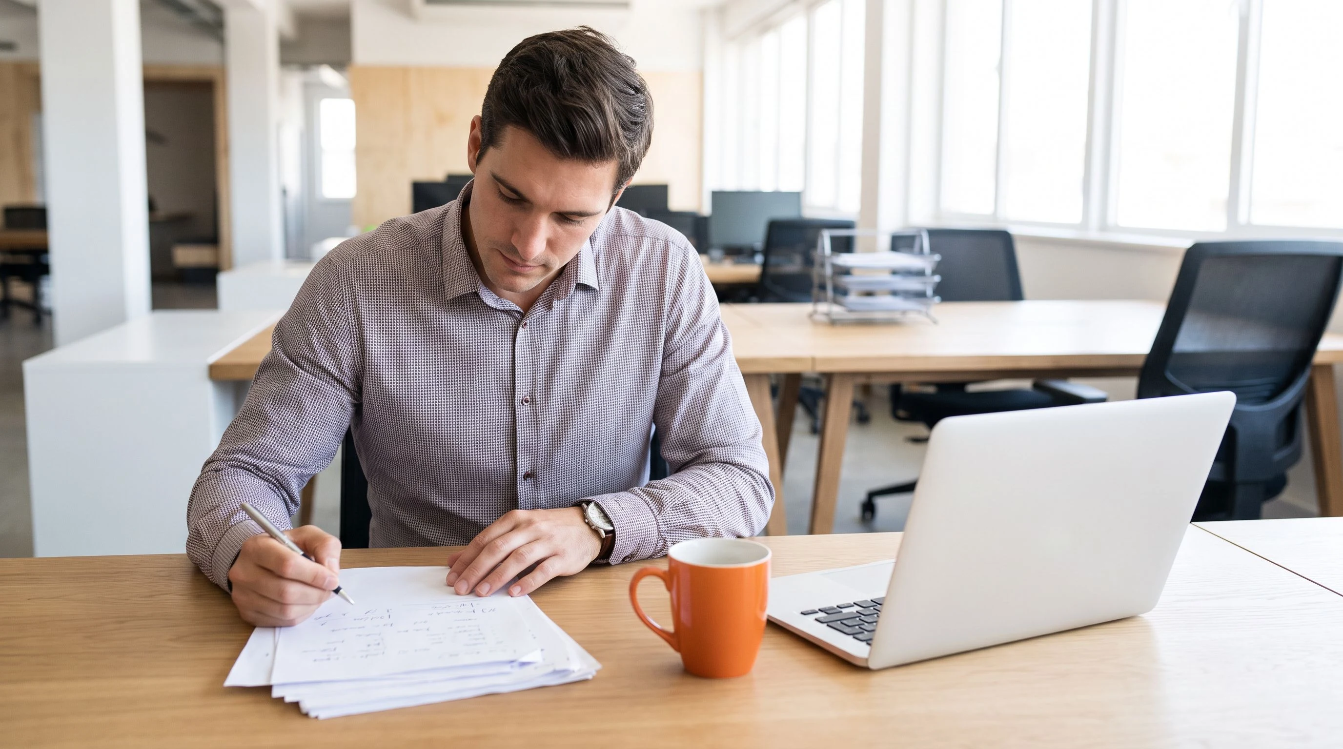 Reviewing applications against administrative assistant job description criteria