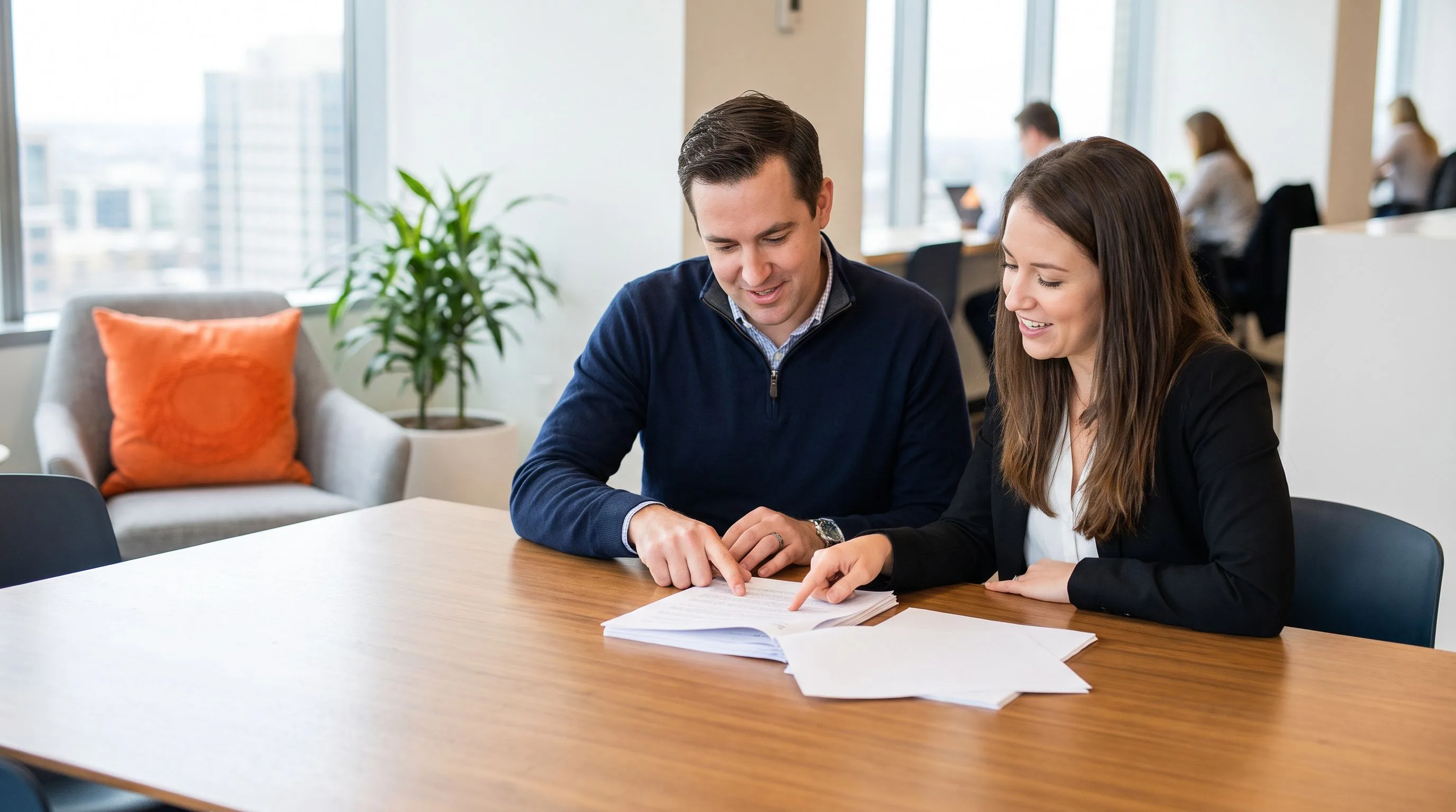 Team meeting to evaluate nearshore staffing partner alternatives