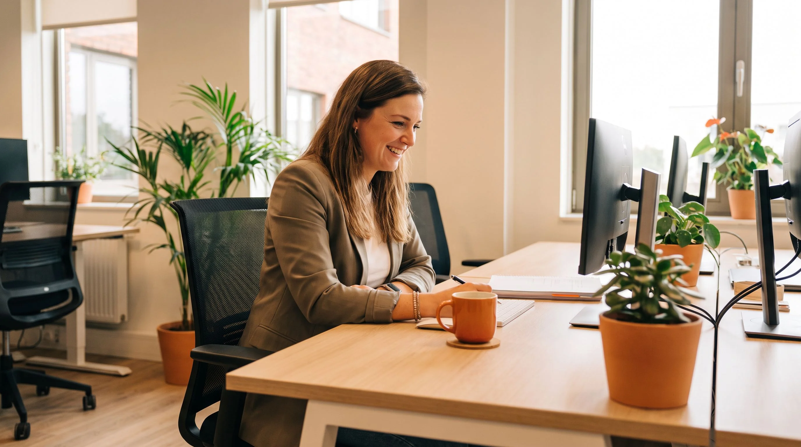 Offshore Executive Assistant at work