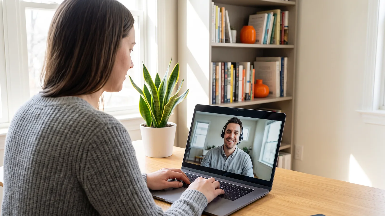 US-based manager onboarding a new offshore accountant over a video call