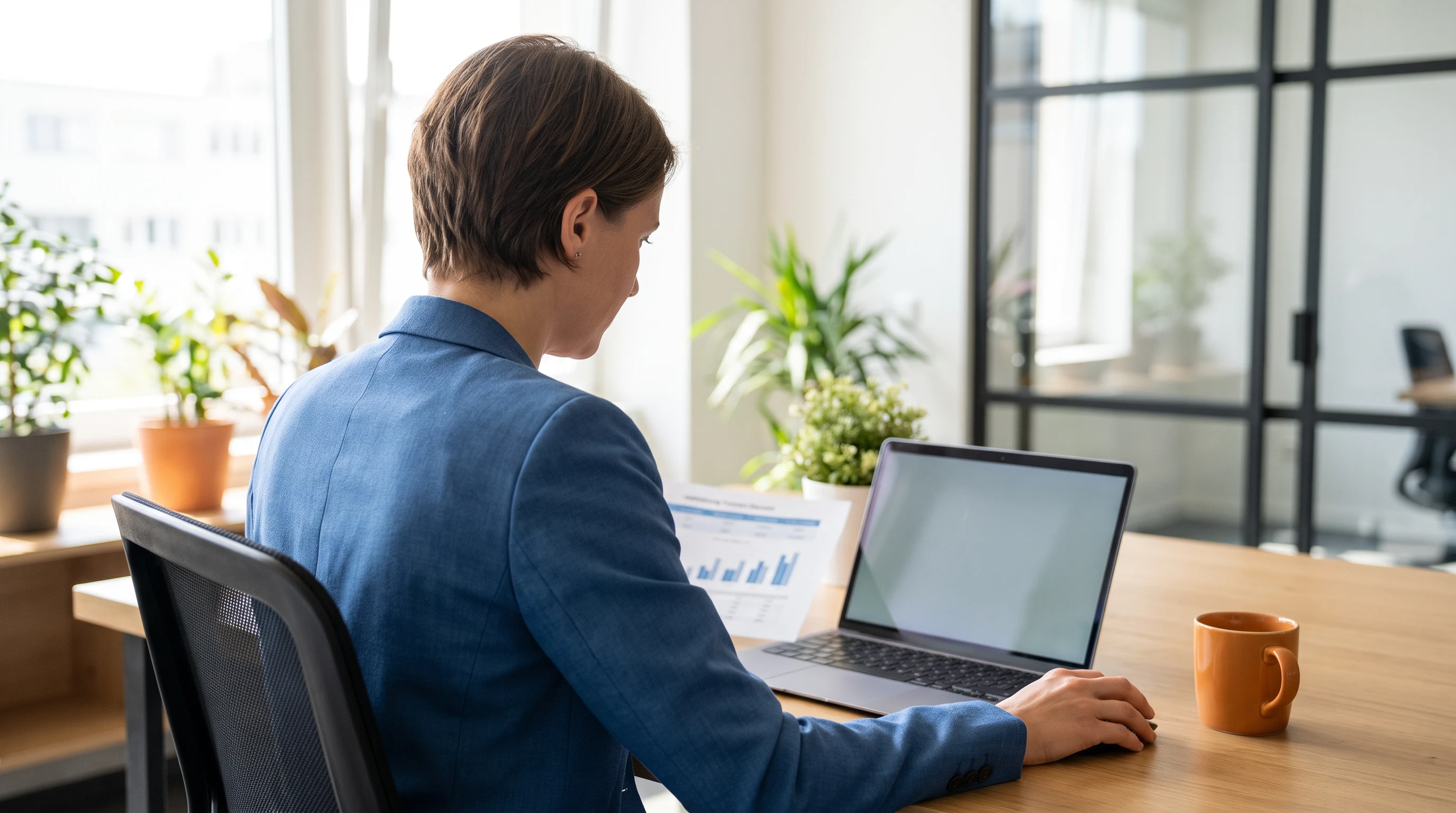 Sales leader reviewing in-house versus outsourced SDR cost and pipeline performance data