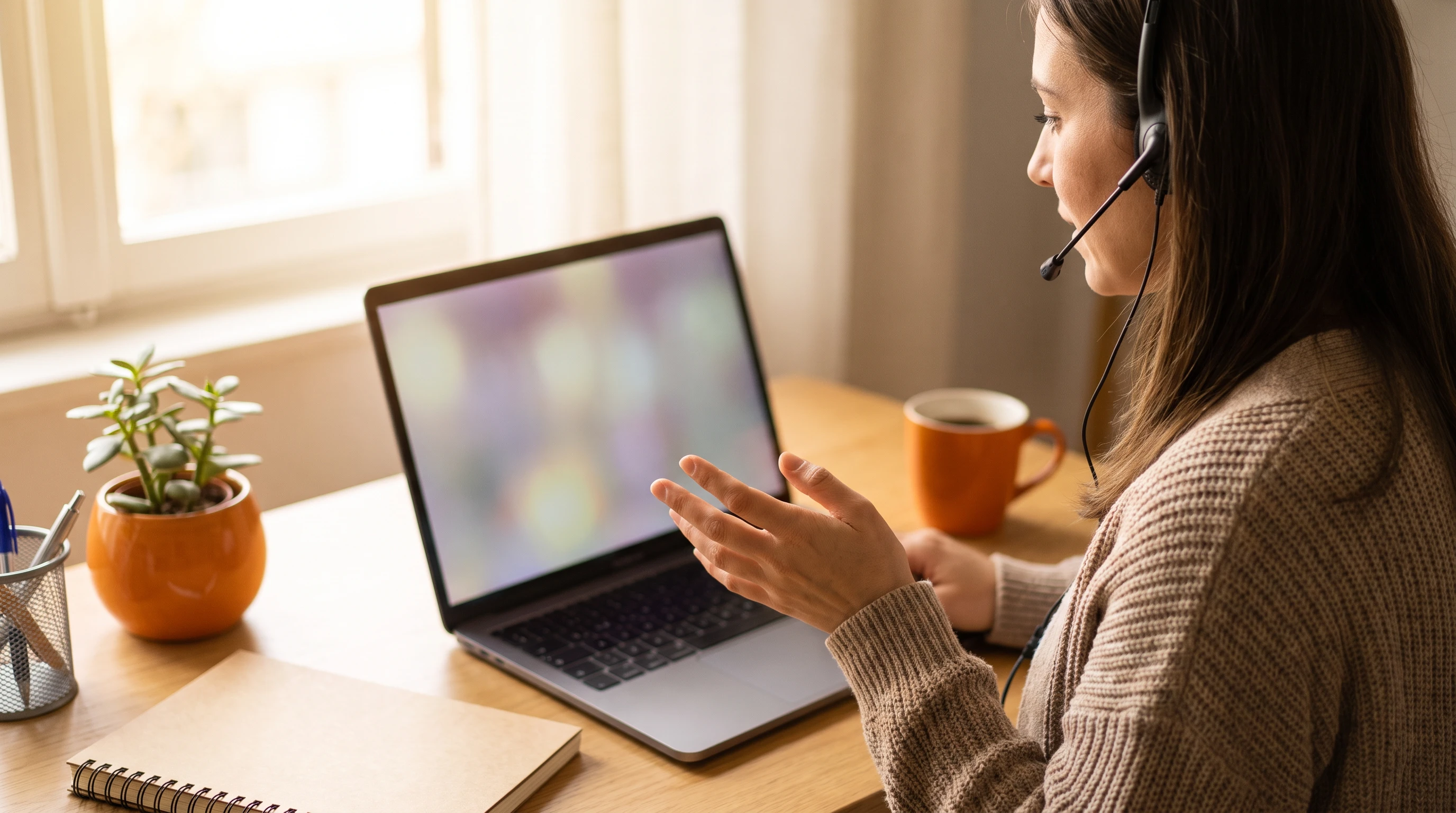 Remote insurance operations professional coordinating with a hybrid claims team