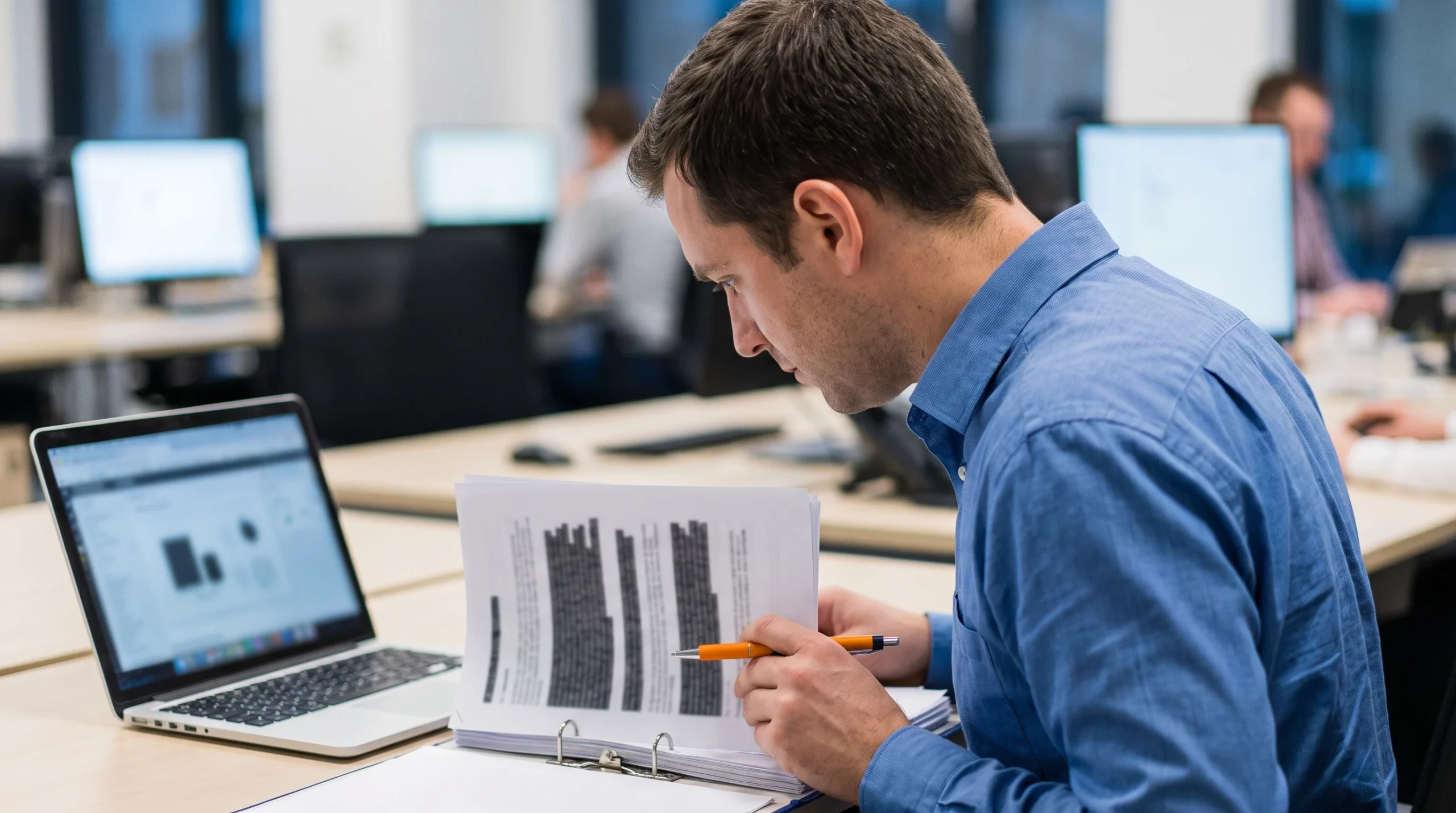 IT manager evaluating IT outstaffing vendor proposals