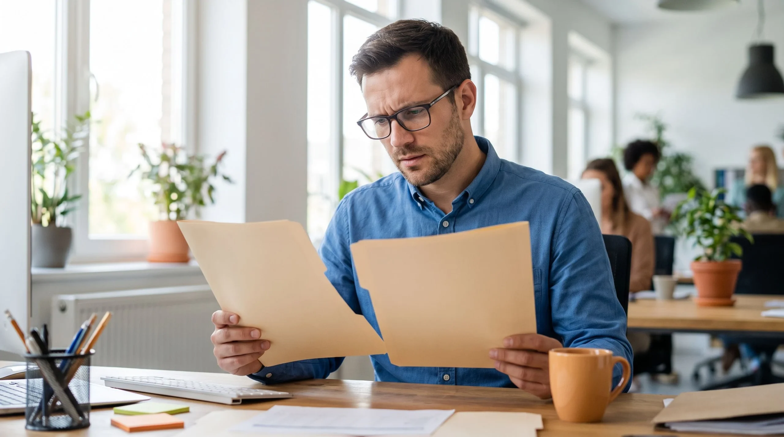 IT manager comparing in-house hiring and IT outstaffing options