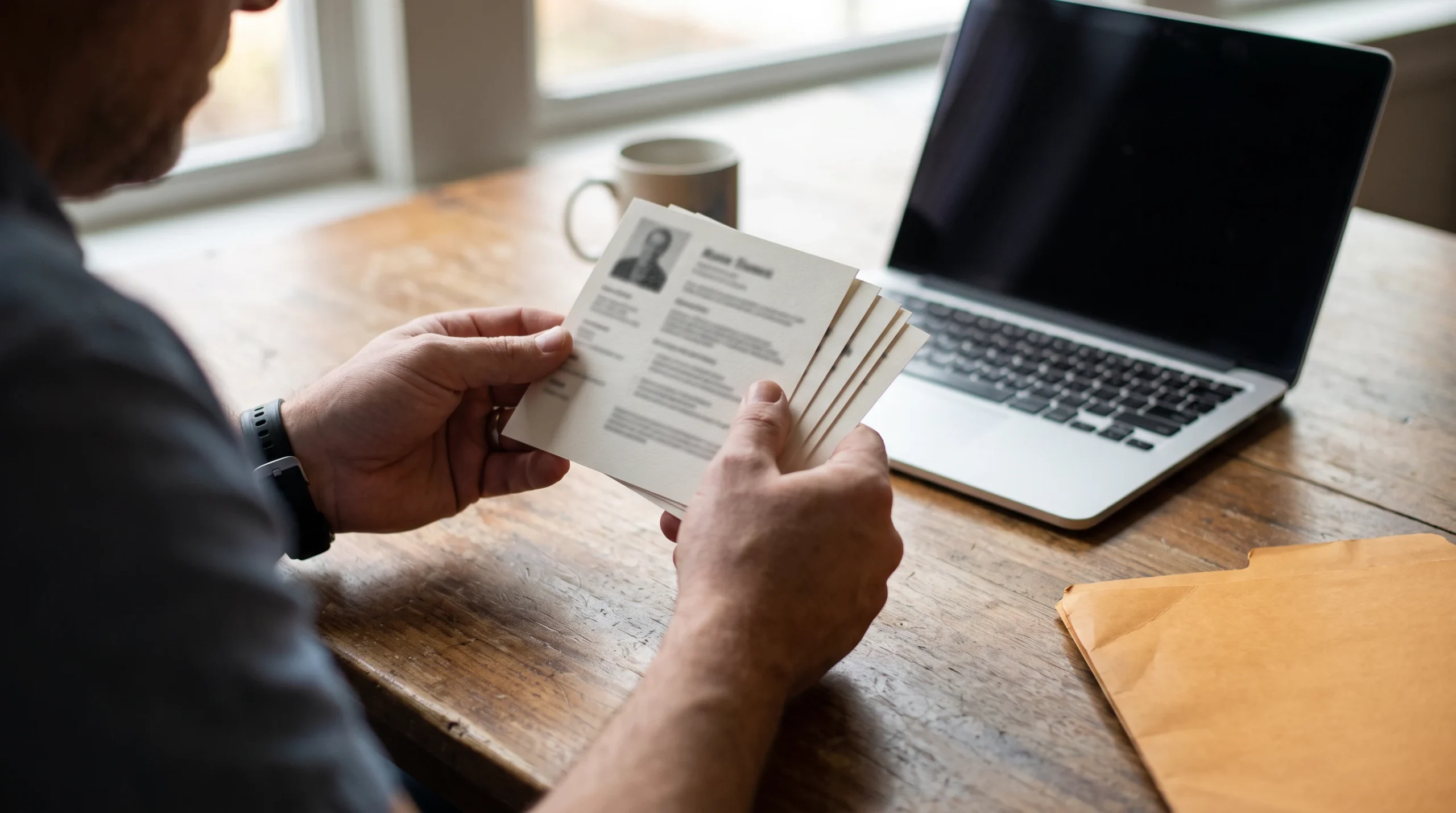 US hiring manager reviewing nearshore recruiting agency candidate shortlist